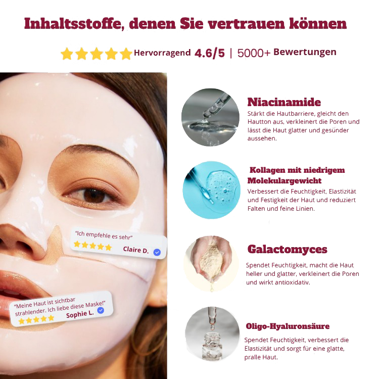 GETLUMORYA® - Beauty Kollagen Maske