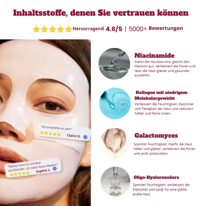 GETLUMORYA® - Beauty Kollagen Maske